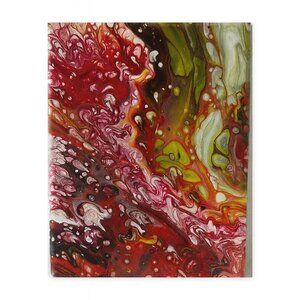 Handmade Abstract Acrylic Pour Painting